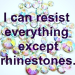 Aurora Wilde Instagram Post - Rhinestones