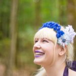 wilde be wilde etsy - blue flowers